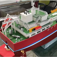 Maquette de navire de travail offshore sur mesure pour exposition commerciale