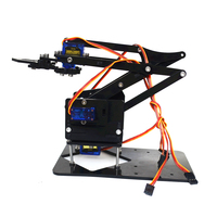 Acrylique 4 DOF Bras Mécanique Robot Manipulateur Griffe Kit DIY Kit Éducatif pour R3 Maker Débutants