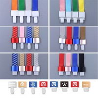 Porte-cartes d'identité professionnels en alliage d'aluminium pour badges d'employés, badges à lanière, cartes de travail - Chine