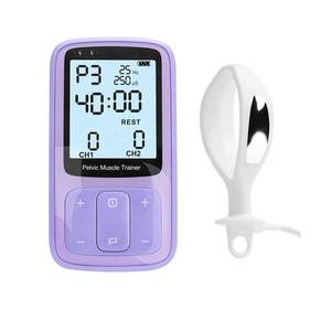 Estimulador de Kegel rosa de doble canal, equipo de ejercicio para aliviar el dolor del suelo pélvico, sonda <span class=keywords><strong>Anal</strong></span> Rectal, terapia de sonda Vaginal - Product Image 6