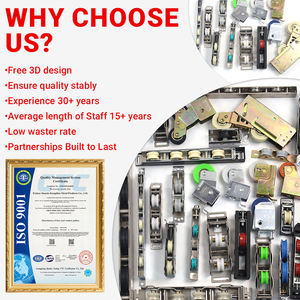 Fábrica de rodillos deslizantes Rueda de ventana POM Rueda de rodillo de puerta corredera de aluminio resistente - Product Image 5