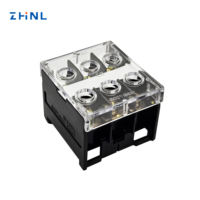 3P 0.75-2mm 2 PC Matériau Connecteur Bornier In13bk Un13bk Connecteur fixe à courant élevé Vis Rail Din Bornier