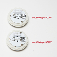 Tombol Lift Bulat LED Stainless Steel DA511G01 DA180 MTD511G01 Suku Cadang Lift Mitsubishi