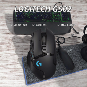Venta al por mayor para <span class=keywords><strong>Logitech</strong></span> <span class=keywords><strong>G502</strong></span> <span class=keywords><strong>Lightspeed</strong></span> Wireless Gaming Mouse USB Connected Hero 25K Sensor Tunable Weights Lightsync RGB - Product Image 2