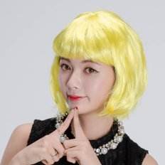 Accessoires et fournitures de fête pour perruque de cheveux jaune Fit pour tenues de fête - Product Image 1