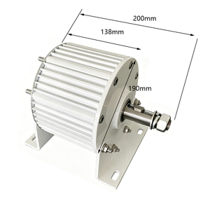 Générateur à aimants 2000W, 500 tr/min, générateur triphasé AC à faible bruit, entraînement direct pour système éolien 2KW - Product Image 4