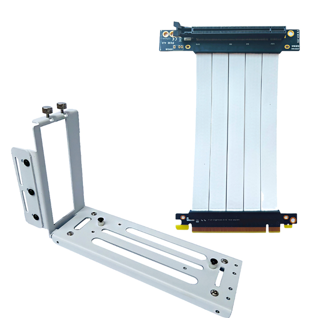 Metal Vertical Graphics Card Holder Bracket Mount With Magnetic for ATX PCIE X16 4.0 3.0 Extension Cable