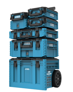 TPU <b>Tool</b> <b>Box</b>, Heavy Duty 300kg, Waterproof IPX6, Stackable Rolling Trolley, Quick Release & Anti-Theft Lock Red <b>Box</b> - Product Image 2