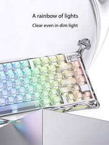 GravaStar K1 Pro Mist Mechanical <b>Keyboard</b> Tri-mode Hot Swappable Gasket Mount Aluminum RGB <b>Custom</b> Gaming <b>Keyboard</b> - Product Image 3