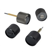Serrure de porte magnétique minimaliste 2026 pour intérieur, poignée de porte à clé dissimulée, silencieuse, pour maison/chambre, finition bois noir/gris