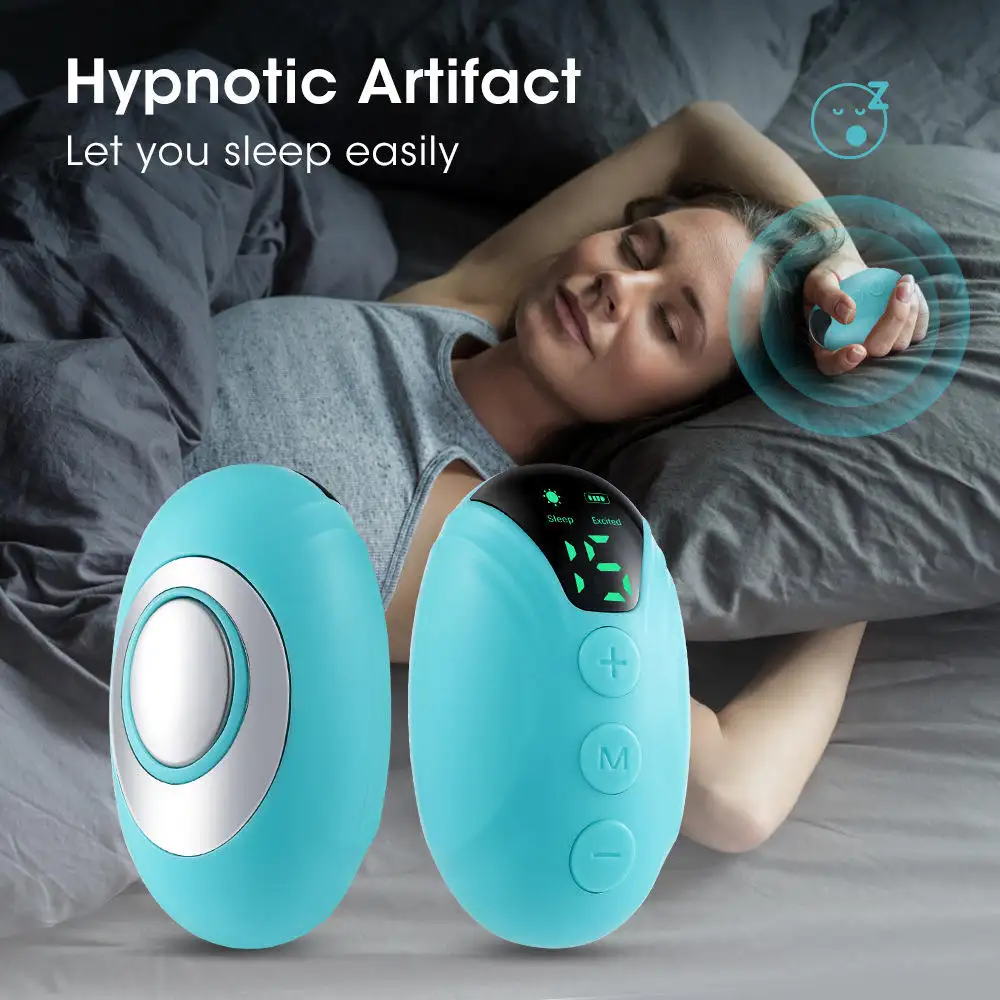 Mini dispositivo di aiuto per il sonno uso domestico strumento per il sonno portatile massaggio intelligente uovo per dormire