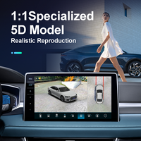 BL-168C Android 720P/1080P Full Color AHD 360 °   Perekam Mengemudi Mobil Panoramic Ultra HD Penglihatan Malam 3D Depan Belakang