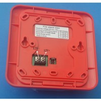Sirène d'alarme incendie 12V 24V avec lumière stroboscopique, haut-parleur sonore de sécurité d'urgence, sirène électronique, vente en gros d'usine