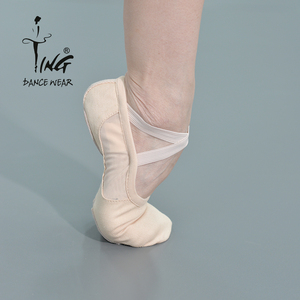 Venta al <span class=keywords><strong>por</strong></span> mayor <span class=keywords><strong>de</strong></span> zapatos <span class=keywords><strong>de</strong></span> baile Slip-On Zapatos <span class=keywords><strong>de</strong></span> baile Slip-On <span class=keywords><strong>de</strong></span> lona suave <span class=keywords><strong>Ballet</strong></span> zapatos planos para mujeres adultas - Product Image 4