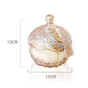 Boîtes d'emballage de bougies en cire de soja Oem faites à la main <span class=keywords><strong>2022</strong></span>, cadeaux d'anniversaire saint-valentin, Mini bougies parfumées avec fleurs séchées/ - Product Image 2