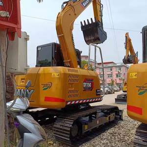 Mini-excavatrice Sany SY75C d'occasion de 7 tonnes, de bonne qualité, hydraulique sur chenilles, avec 90 % de disponibilité des composants (pompe, moteur, boîte de vitesses) – Chine - Product Image 2