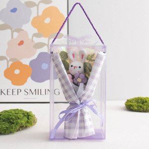 Bouquet di Bambole Animali all'Uncinetto Fatte a Mano, Fiori in Poliestere Lavorati a Maglia, Regalo per Bambini, Festa della Mamma, Pasqua, Natale - Product Image 4