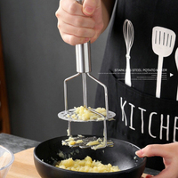 Fruit Veget Tool Gadgets Bloemkool Knoflook Perst Draagbare Handmatige Roestvrijstalen Aardappel Mashers Ricers Chopper