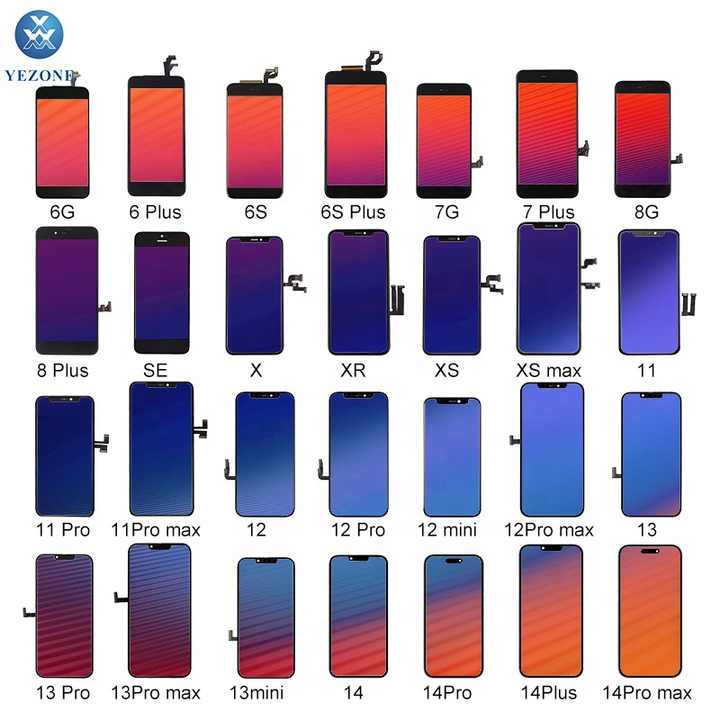 JK GX ZY Lcd for Apple Iphone Incell Display Replacement for Iphone Lcd Touch Screen Oled for Iphone