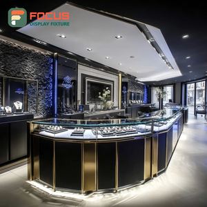 Mostrador de Exhibición de Joyería de Lujo Personalizado, Fabricante de Vitrinas de Vidrio para Tiendas con Superficie Pulida - Product Image 3