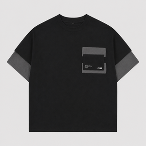 T-shirt graphique surdimensionné personnalisé, coton 280 g/m², effet délavé, streetwear, logo personnalisé, t-shirt homme - Product Image 1