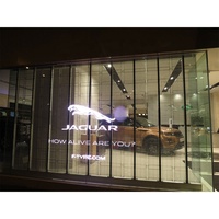 Écran LED transparent P3.9-7.8, mur vidéo LED, écran LED pour publicité sur vitrine