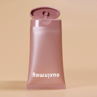 Couvercle en tube plat intégré 20ml 30ml 40ml Emballage de flacon en plastique PE Lotions de protection solaire Gloss pour les yeux Crèmes pour le visage Produits doux