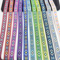 Ruban Jacquard Décoratif Tissé en Gros 13mm pour Artisanat et Couture