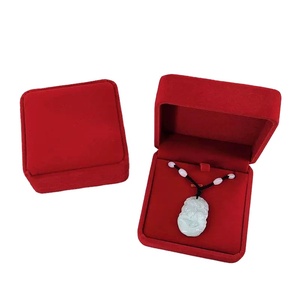<span class=keywords><strong>Caja</strong></span> de Joyería de <span class=keywords><strong>Terciopelo</strong></span> Rojo de Lujo al por Mayor, <span class=keywords><strong>Caja</strong></span> de Embalaje de <span class=keywords><strong>Terciopelo</strong></span> para Anillos, Pendientes, Collares y Pulseras - Product Image 2