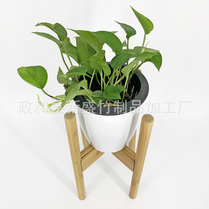 Custom-made bamboo <b>flower</b> pot rack, multi-functional adjustable and telescopic <b>flower</b> stand, small <b>flower</b> pot <b>support</b>, floor - Product Image 5