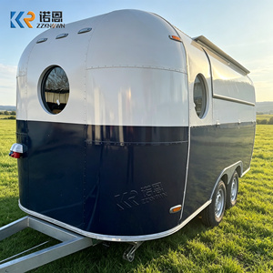 经VIN认证的不锈钢披萨拖车户外街头食品车带厨房快速咖啡车 - Product Image 4