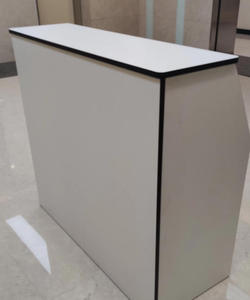 Comptoir de <span class=keywords><strong>bar</strong></span> portable au design moderne, pliable, économique, avec LED, idéal pour les caves à vin et les bars domestiques, fabriqué en panneaux de bois - Product Image 5