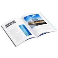 Service d'impression de brochures personnalisées pour entreprises, catalogues, livrets, livres de marketing d'entreprise, usine OEM