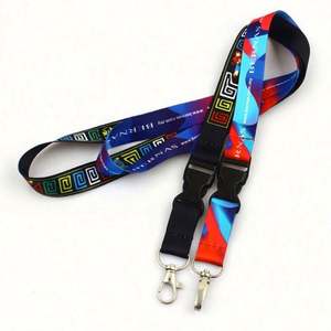 Wholesale Customized Event Lanyard with Sublimation Flags and Silk Screen Printing Logo Printed - Product Image 3