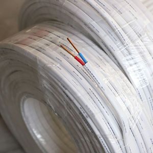 Câble électrique plat BVVB gainé PVC, conducteur en cuivre 4/6/2 AWG, 300V, <span class=keywords><strong>pour</strong></span> câblage domestique - Product Image 2