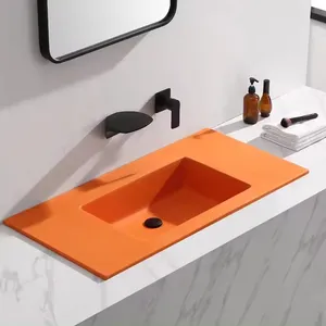 2024 Das neueste kundenspezifische moderne feste Oberfläche-Badezimmer Waschtisch-Werkzeugspüle-Handwaschbecken für Haus / Hotel
