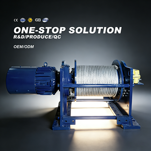 מנוף חשמלי פלנטרי בעל ביצועים גבוהים - כבל פלדה מגולוון, פלטת לחץ ומנוע עם בלם IP54 להרמה תעשייתית - Product Image 1