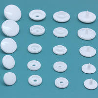 60 couleurs pour opiton bonne qualité T5 résine plastique couture attaches poinçon Poppers pas de coudre bouton pression