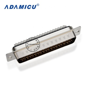 Sous-connecteur 78 broches D Densité mâle Coupe à souder en laiton estampé 2A pour les connexions de fils Connecteurs électroniques Connecteurs électroniques - Product Image 4
