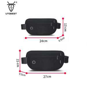 حقيبة خصر نايلون مضادة للسرقة مع سحاب إغلاق مضادة للماء لتخزين الهواتف المحمولة للسفر الرياضي لبطاقة جواز سفر أمازون - Product Image 5