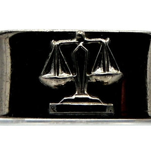 . 925 bracciale in argento Sterling con squame di giustizia - Product Image 3