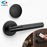 Cerradura RFID de Alta Resistencia para Hotel, Diseño Minimalista Dividido, Manija de Aleación de Zinc Sólido, Núcleo de Acero Inoxidable, Software Gratuito de Gestión Hotelera
