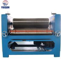 YUEQUN Pompa Tekan Berbantalan Gearbox Motor 5.5kW Dikontrol PLC Akurasi Tinggi Dua Rol untuk Produksi Lem Kayu Lapis