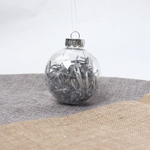 Star vne ลูกบอลคริสต์มาสสัตว์เลี้ยงแบบไร้รอยต่อจี้กลวงลูกบอลพลาสติกใสแบบ DIY - Product Image 4