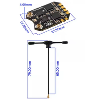 Récepteur RadioMaster RP4TD ExpressLRS ELRS 2.4GHz en métal avec diversité de réception, WIFI intégré, double TCXO pour avions RC, drones FPV et pièces DIY