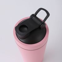 Bouteille shaker isotherme à double paroi en acier inoxydable 500 ml 750 ml pour la salle de sport, le fitness et les protéines
