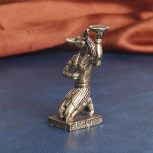 Estatua de Anubis de Bronce Egipcio ESD01, Figura de un Dios del Más Allá del Antiguo Egipto, Decoración para el Hogar, Arte y Artesanía - Product Image 6