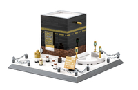 Nouveautés 2024 bricolage enfant jouet nouveauté Wange mosquée Kaaba Architecture bloc de construction ensemble enfants assemblage cadeau meilleur vendeur
