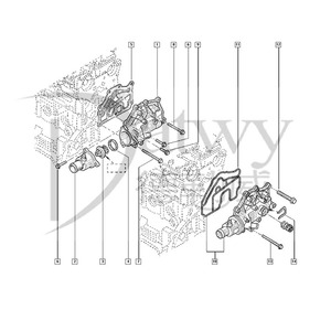 Bộ Điều Nhiệt OE 8200557693 8200453422 60106202 106202 TH40283G1 QTH657K Cho Clio III Grand <span class=keywords><strong>Modus</strong></span> Megane II (Nhãn Hiệu Dawy) - Product Image 6
