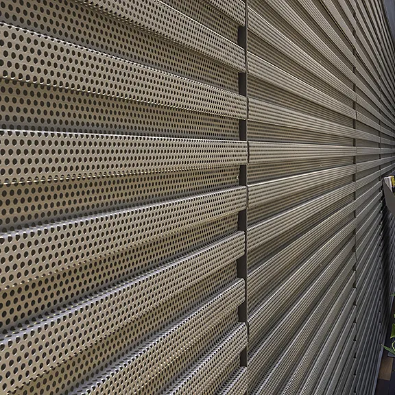 Pannello forato in alluminio personalizzato a parete Claddind grande edificio decorativo